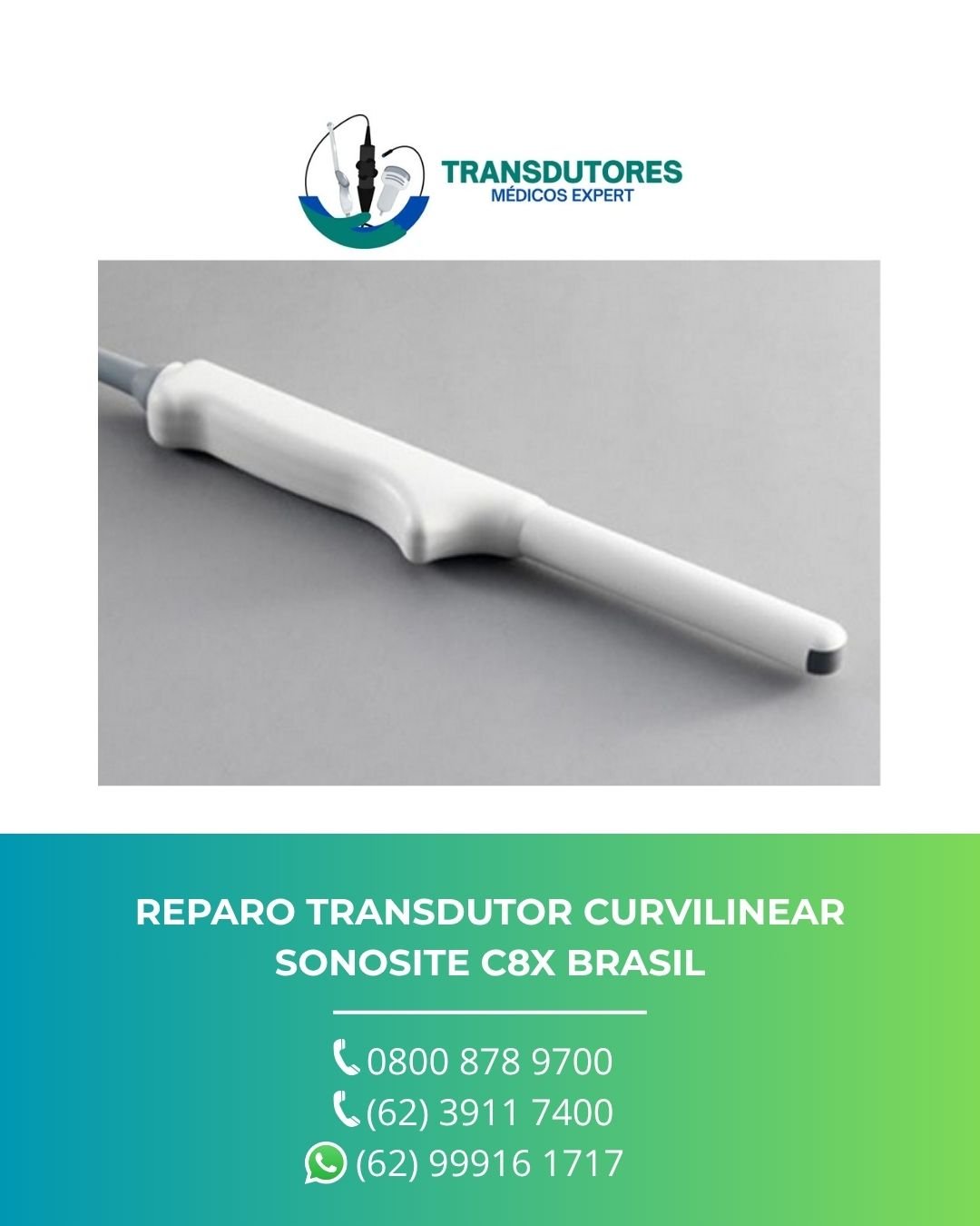CONSERTO TRANSDUTOR CURVILINEAR SONOSITE C8X BRASIL (2)